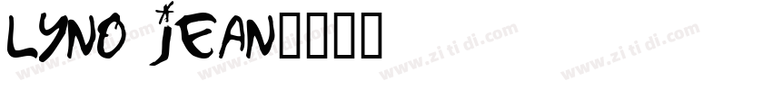 Lyno Jean字体转换